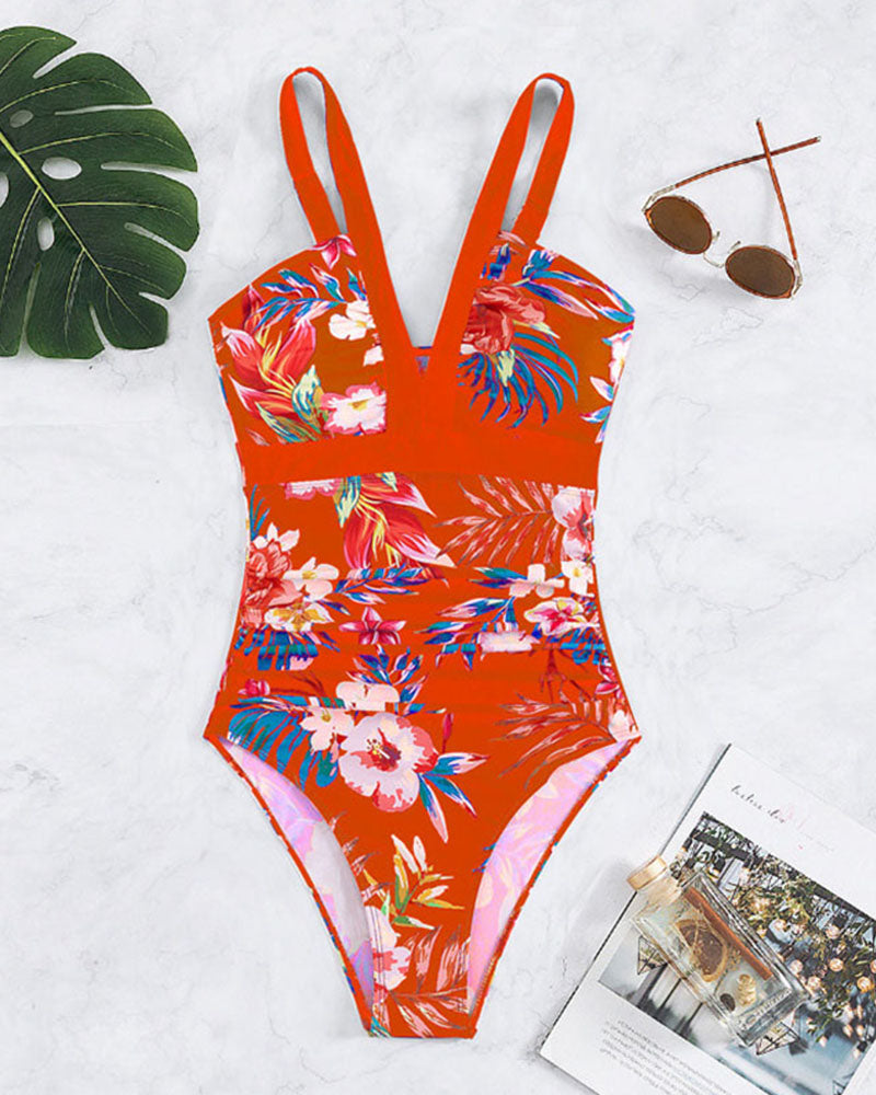 Stella - Chic Floral One-Piece