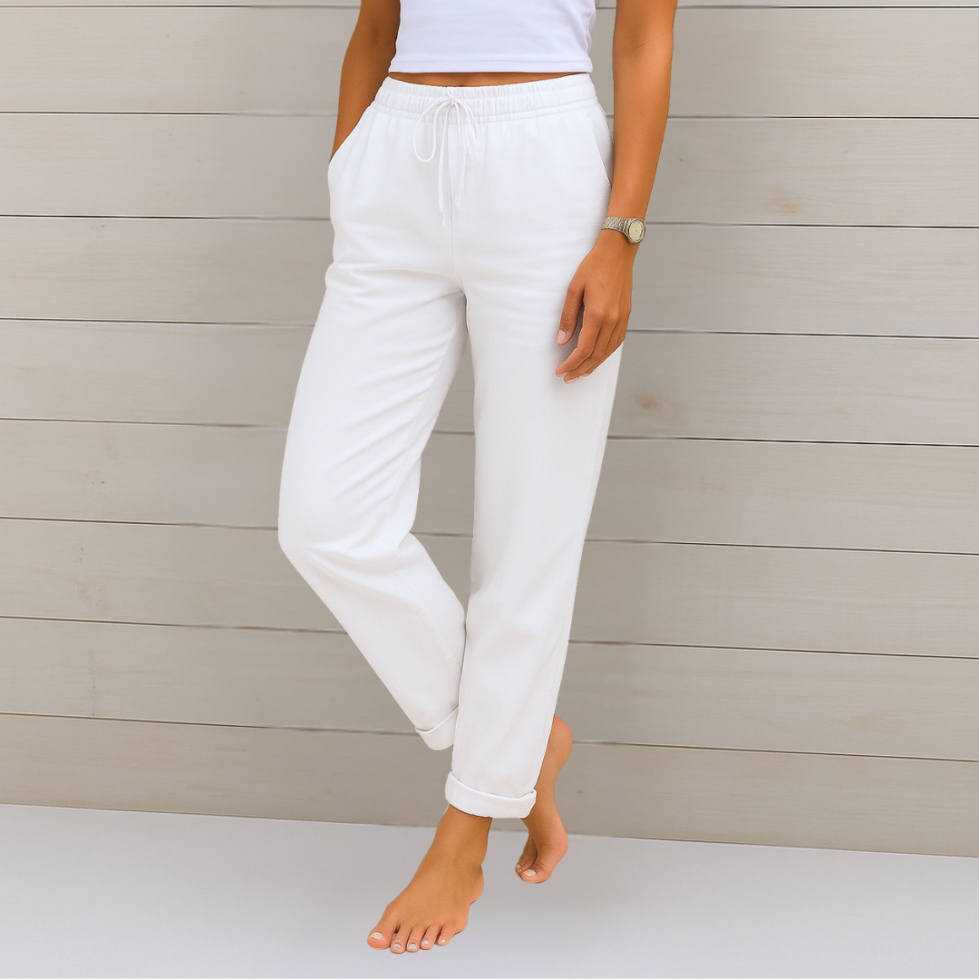 Adrianna™ Premium Linen Stretch Trousers