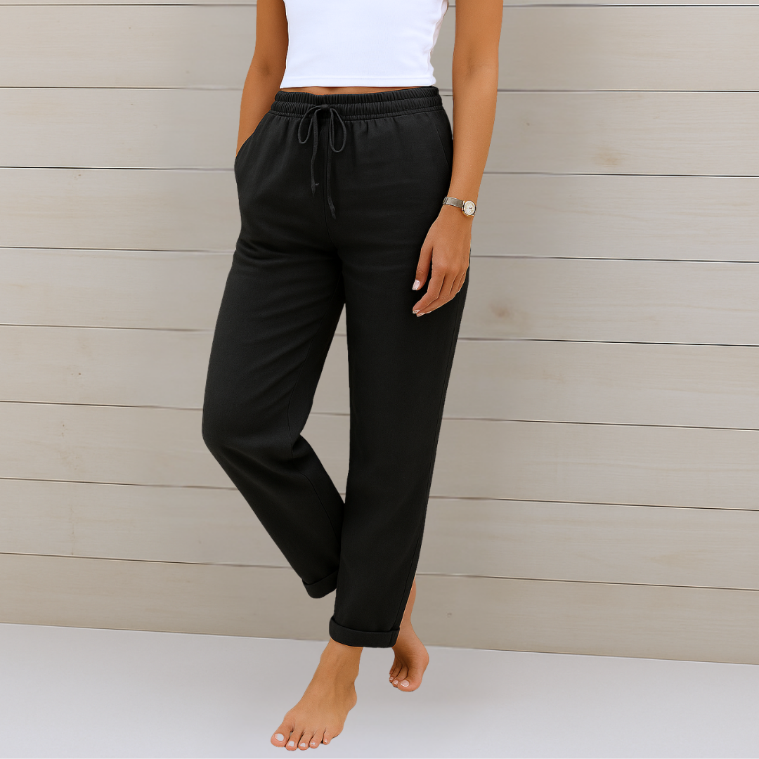 Adrianna™ Premium Linen Stretch Trousers