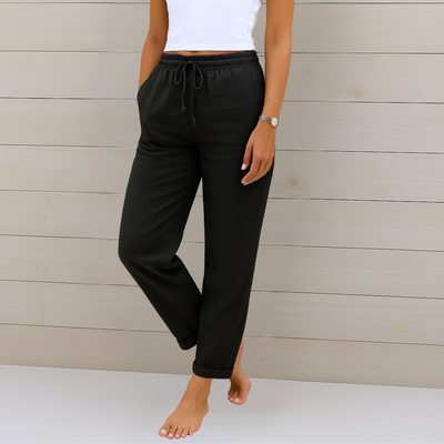 Adrianna™ Premium Linen Stretch Trousers