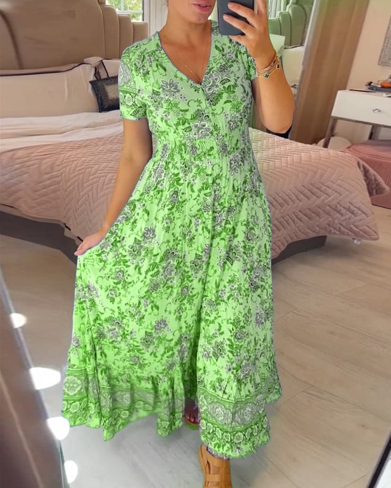 Connie - Floral Maxi Dress