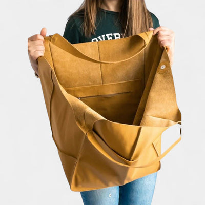 BAHA LEATHER TOTE BAG