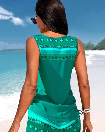 Tahlia - Tankini Featuring Geometric Print