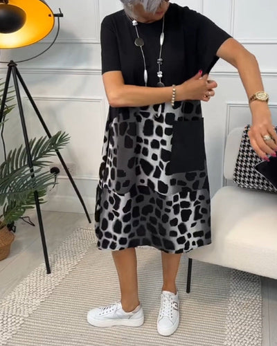 Sherlene - Leopard Print Dress