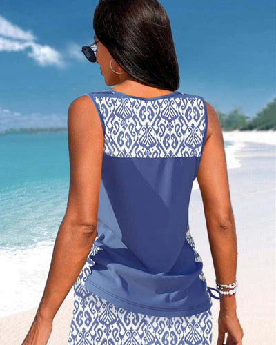 Tahlia - Tankini Featuring Geometric Print