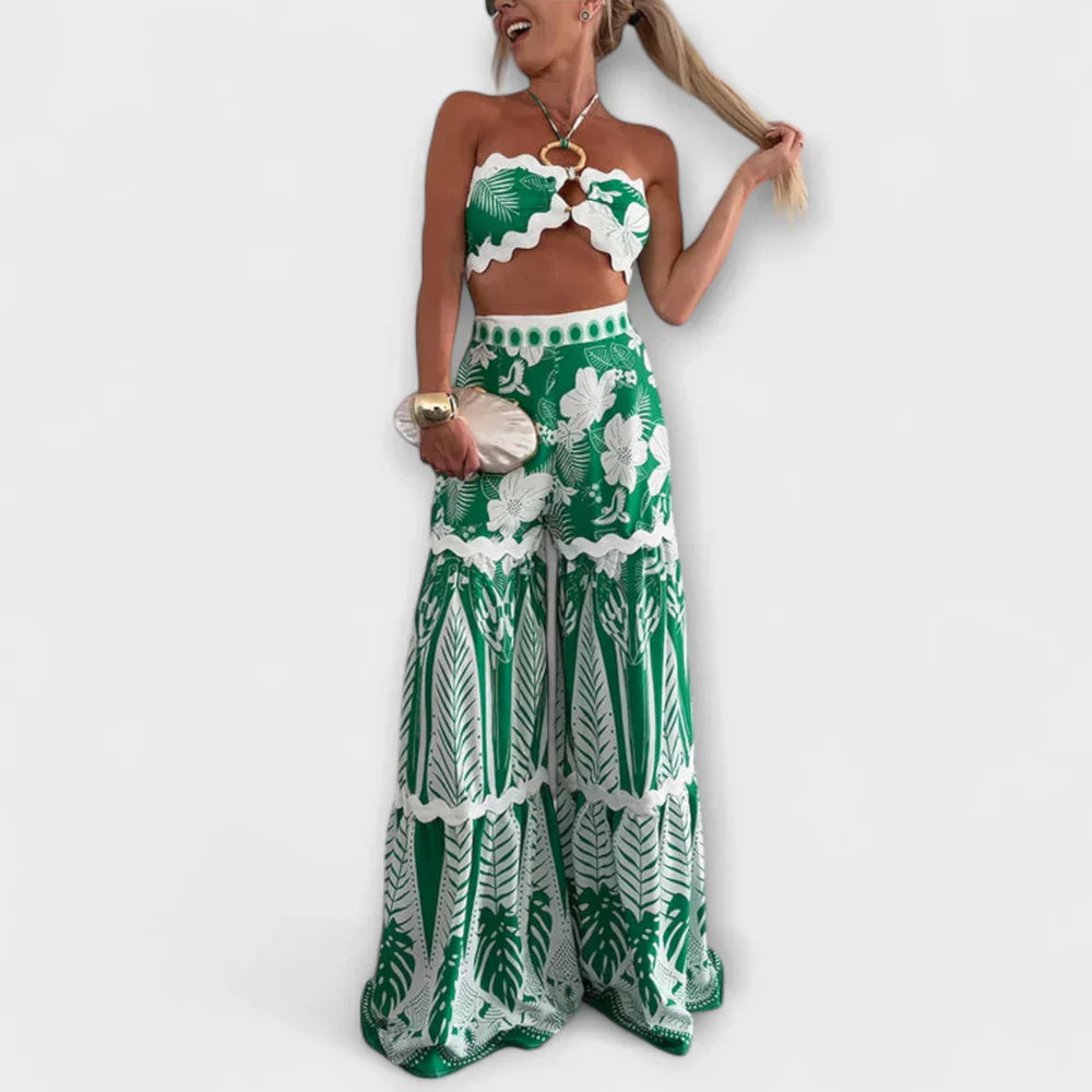 ESMERALDA HALTER SET