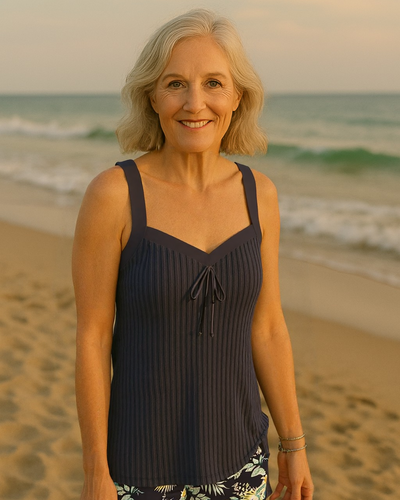 Freya - Striped Beach Set