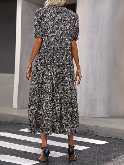 Raiza - Tiered Puff Sleeve Dress