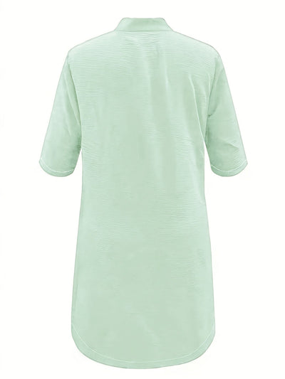 Sarah™ | Button-Down Linen Shirt Dress