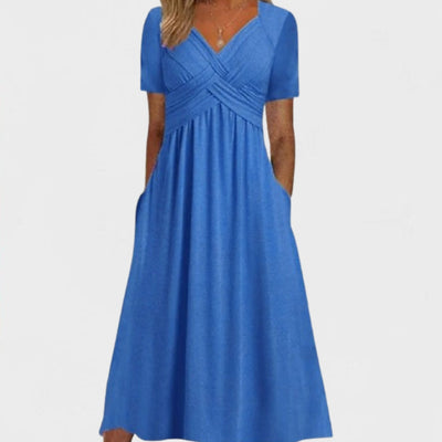 Claribel | Elegant Midi Dress – Timeless Style, Everyday Comfort