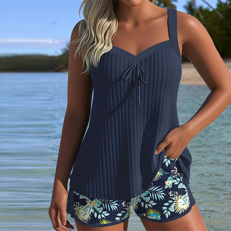 Freya - Striped Beach Set