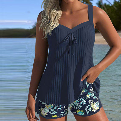 Freya - Striped Beach Set