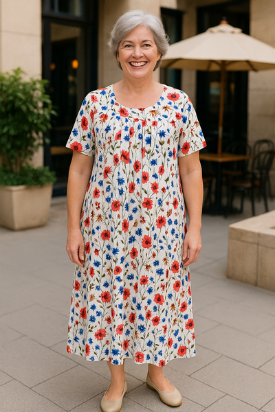 Ivryrose | Dress - Elegant Flow –Tummy-friendly design