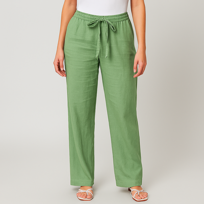 Sloan™ Elegant Tie Waist Linen Pants