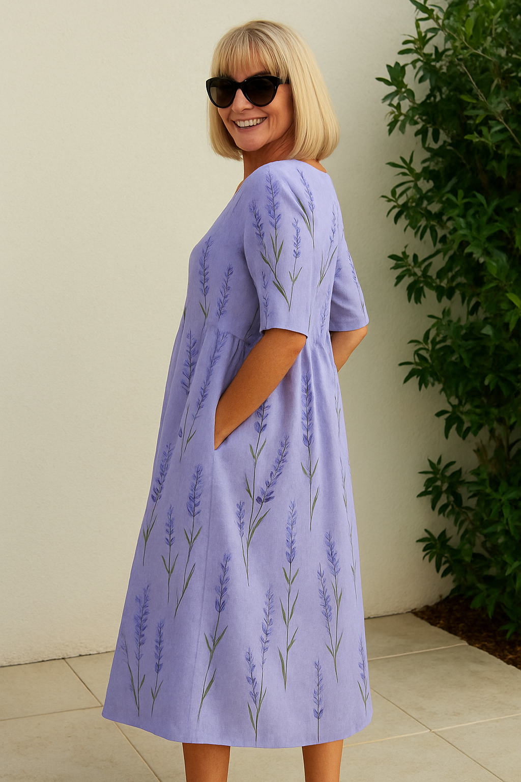 Grace | Relaxed Midi Dress - Effortless Elegance, Everyday Comfort