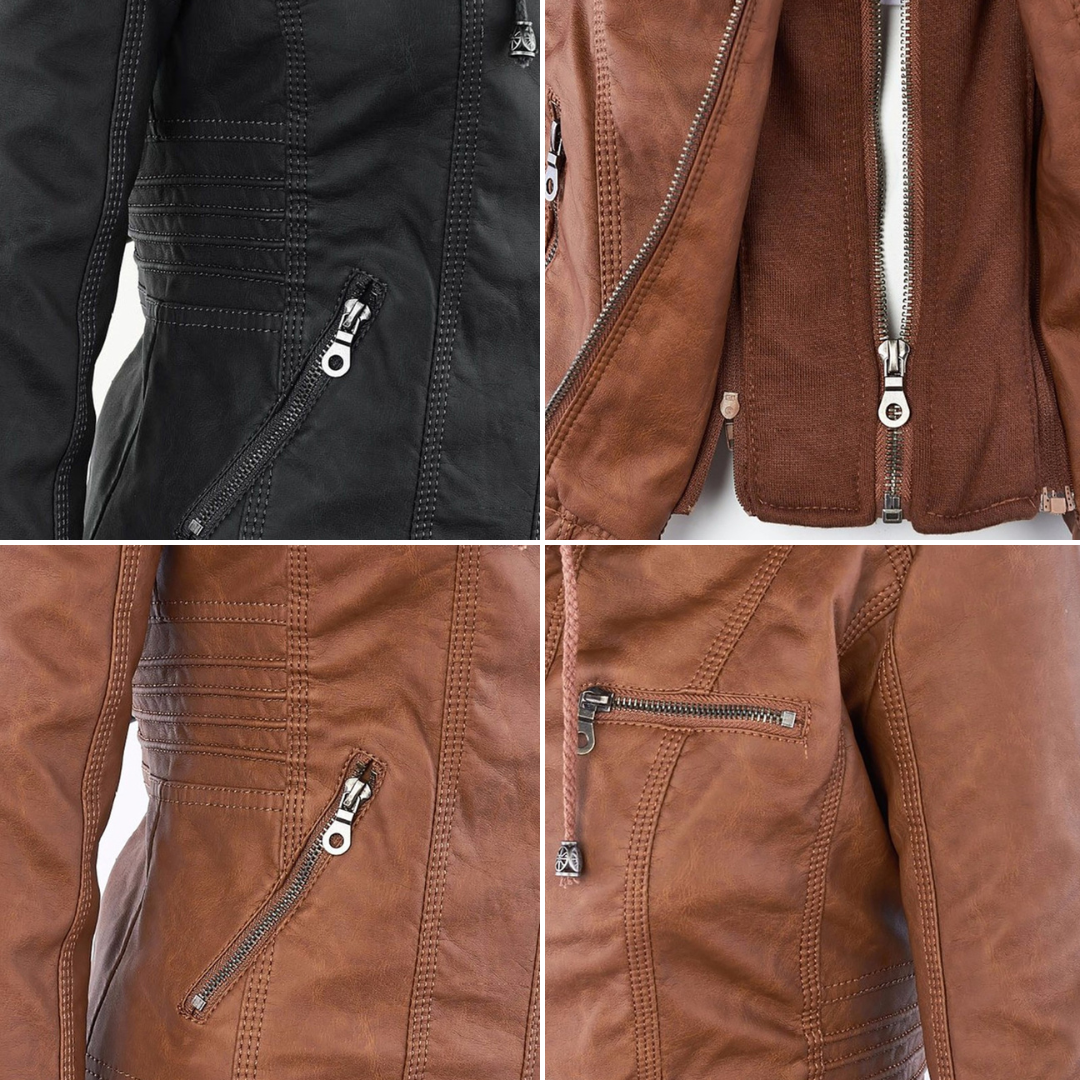Jill | Waterproof Leather Jacket