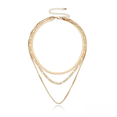 Vintage Gold 3-Piece Layered Necklace