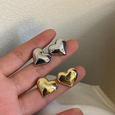 Elegant Heart-Shaped Earrings