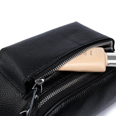 Elsie | Refined Leather Shoulder Bag