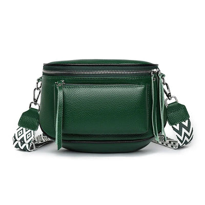 Elsie | Refined Leather Shoulder Bag