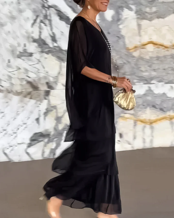 AURORA | Elegant Tummy Covering Maxi Dress