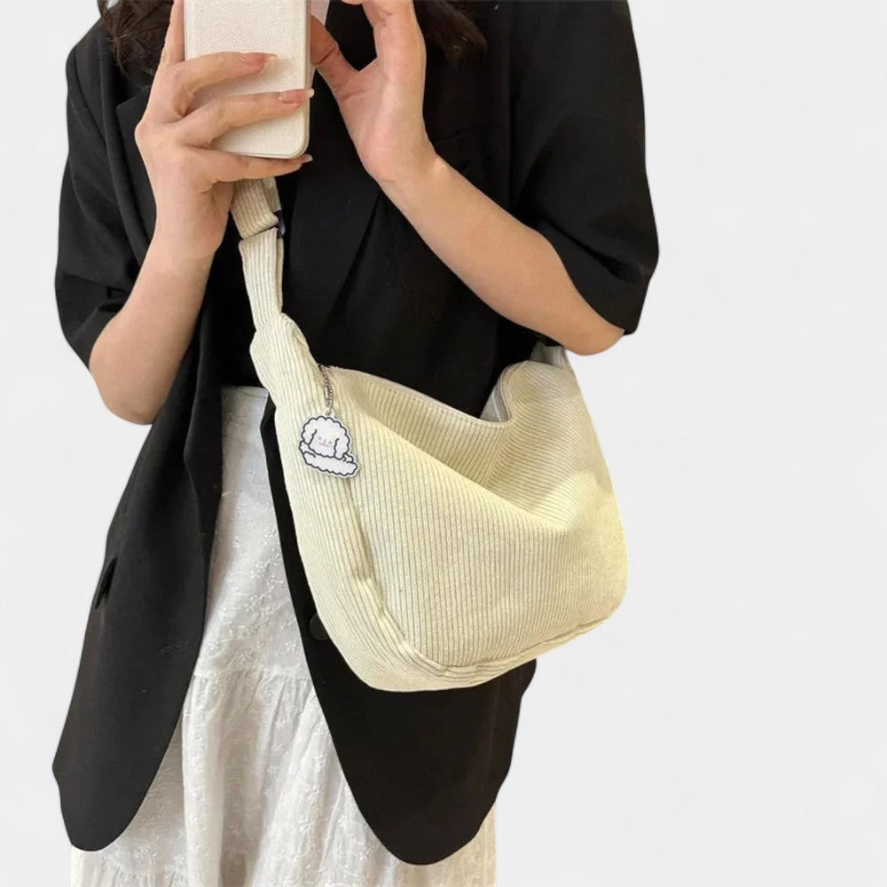 GRAINNE CORDOROY SHOULDER BAG