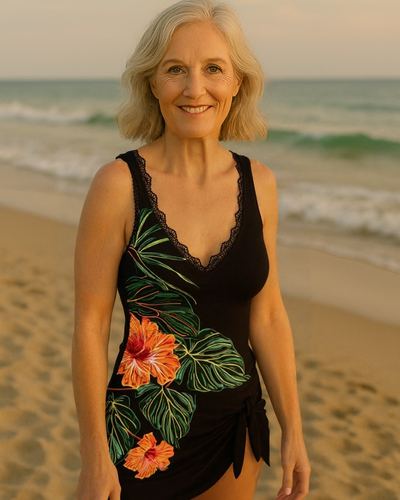 Poppy - Floral Pattern Swim Tankini