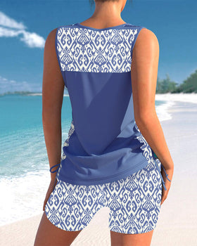 Tahlia - Tankini Featuring Geometric Print