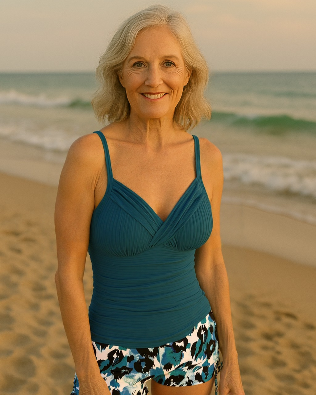 Heidi - Elegant Leopard Tankini Set