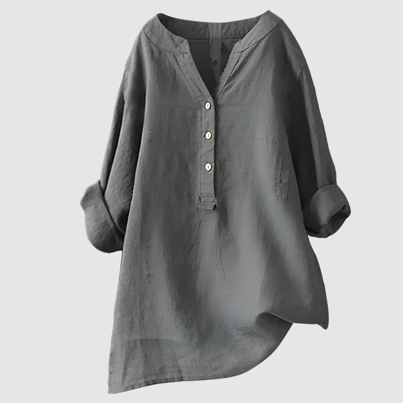 Freja – Airy and Comfortable Linen Shirt with Buttons