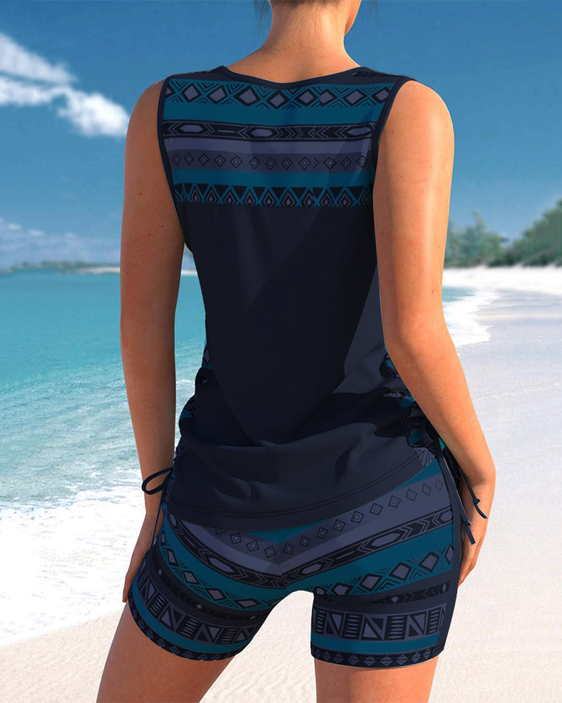 Tahlia - Tankini Featuring Geometric Print