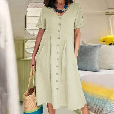 Briar - Effortless Buttoned Dress