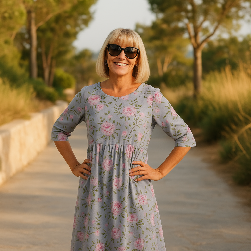 Grace | Relaxed Midi Dress - Effortless Elegance, Everyday Comfort