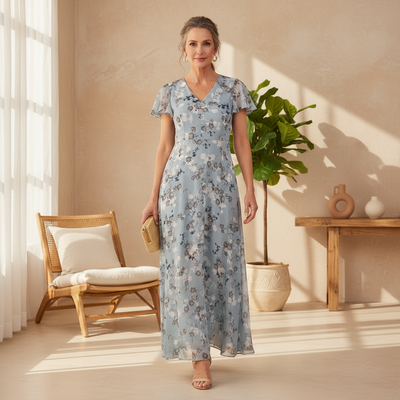 Vireya - Glamorous Tummy Covering Dress