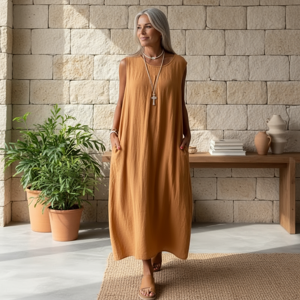 Amaris - Relaxed Sleeveless Dress