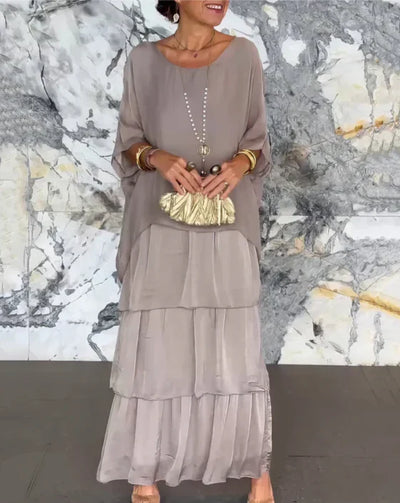 AURORA | Elegant Tummy Covering Maxi Dress