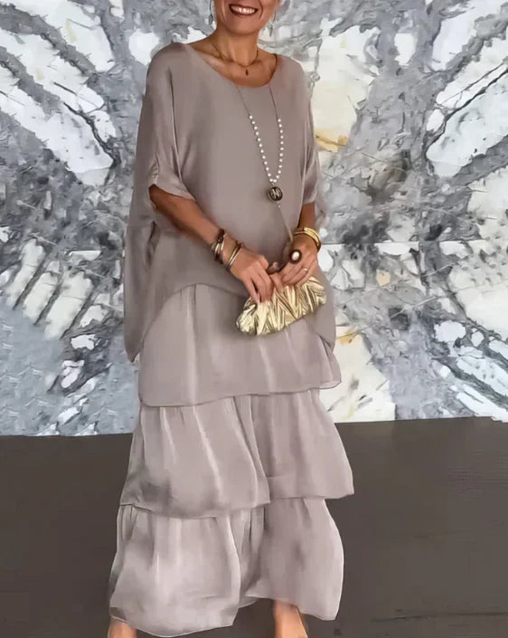 AURORA | Elegant Tummy Covering Maxi Dress