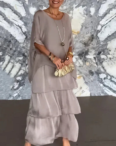 AURORA | Elegant Tummy Covering Maxi Dress