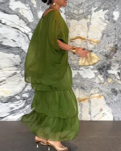 AURORA | Elegant Tummy Covering Maxi Dress