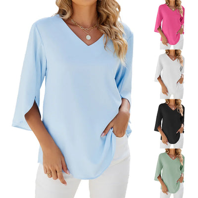 Esmira- V-neck blouse