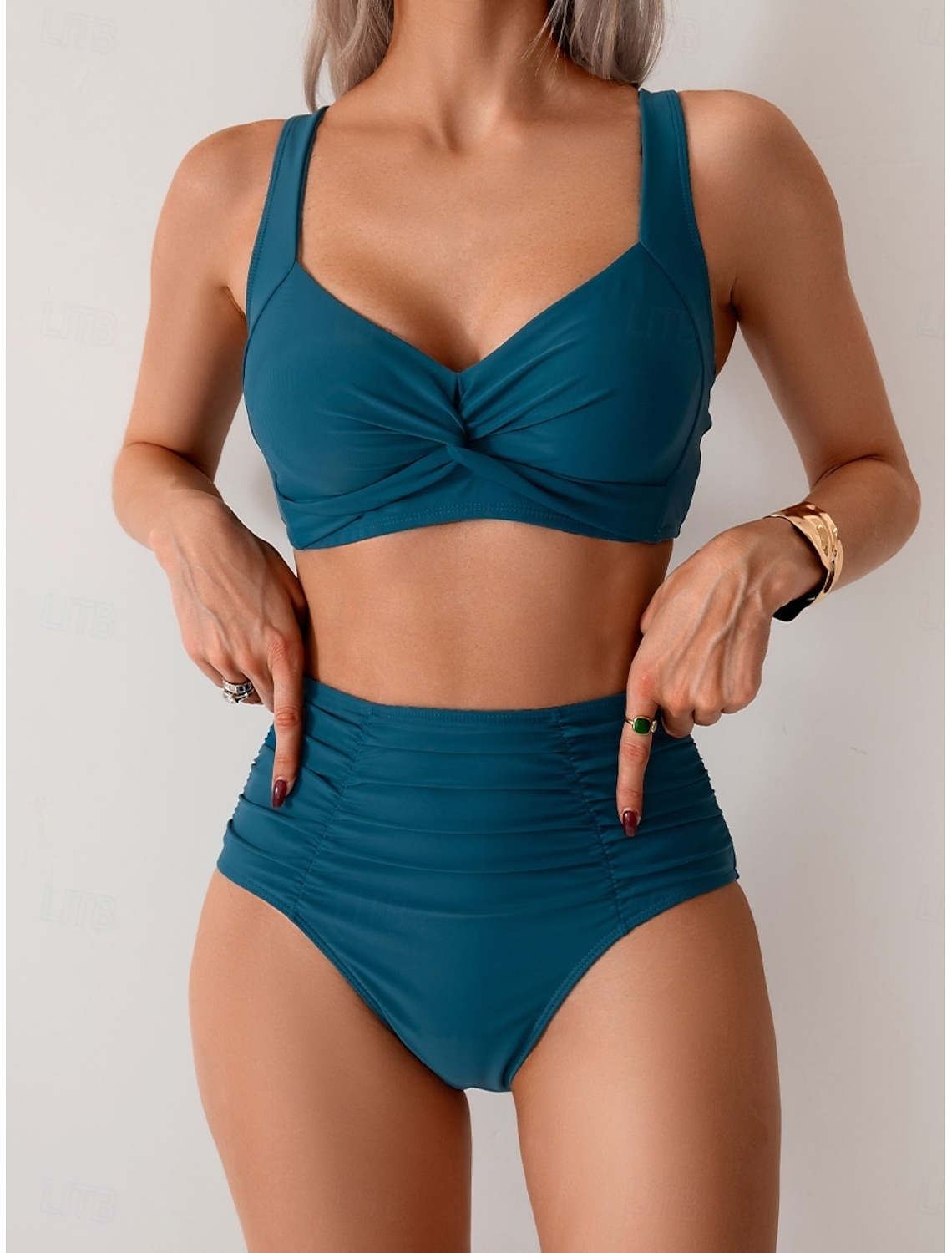 Eleanor - Ruched Fabric Bikini