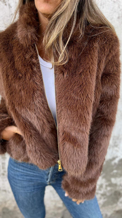 Alina | Faux Fur Jacket