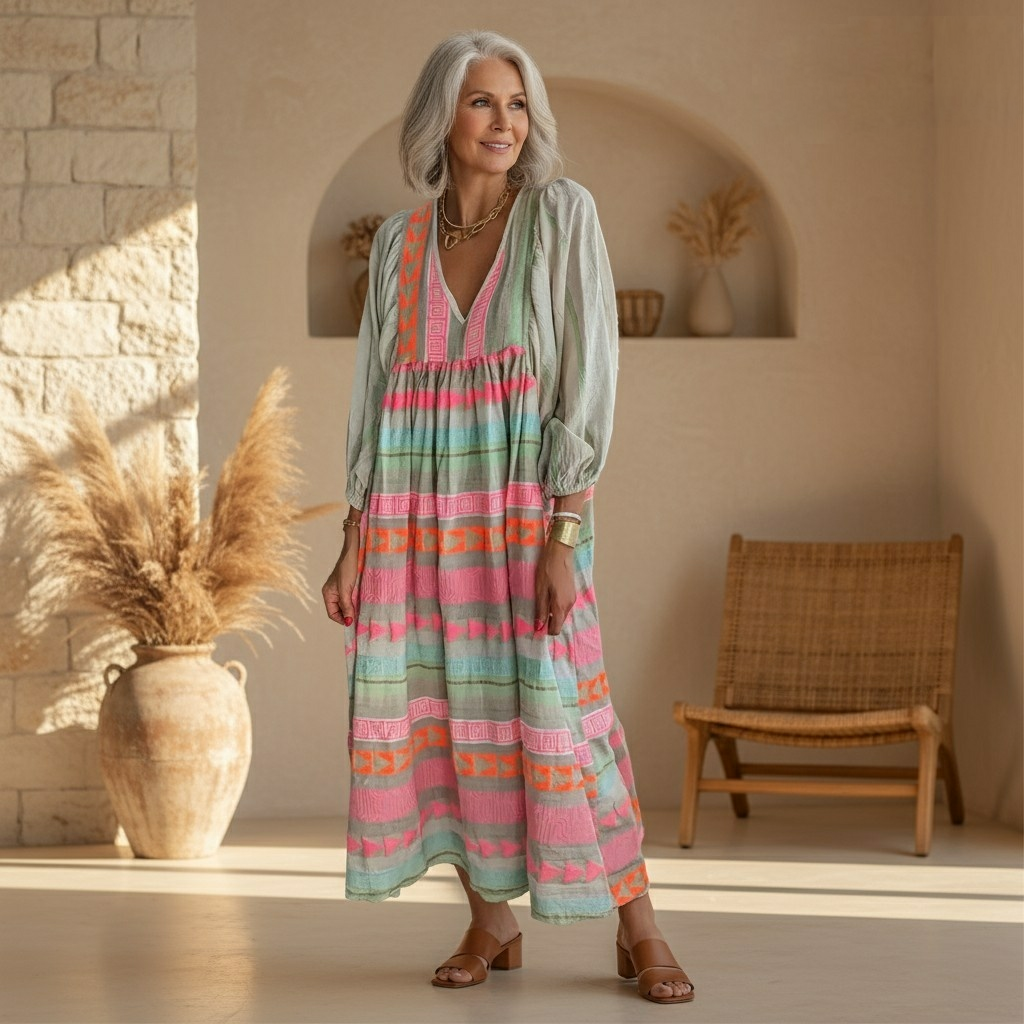 Jessenia - Comfortable Boho Dress