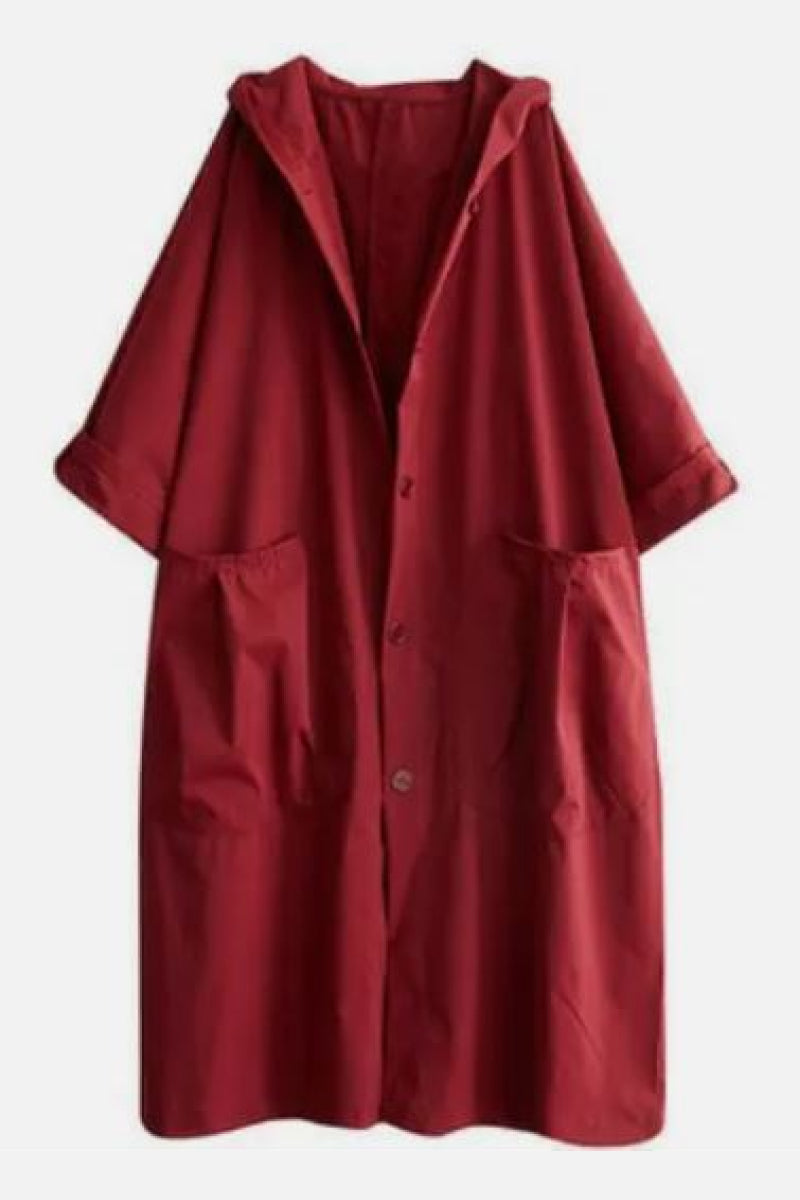 Indigo | Oversized Windbreaker Jacket