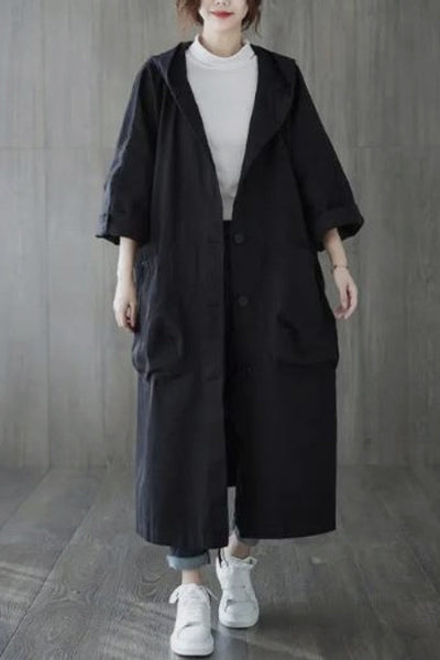 Indigo | Oversized Windbreaker Jacket