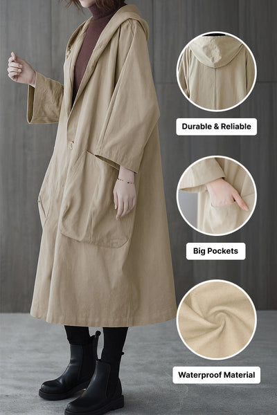 Indigo | Oversized Windbreaker Jacket