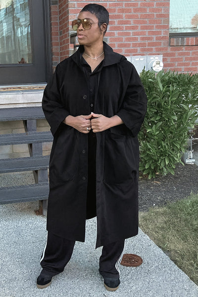 Indigo | Oversized Windbreaker Jacket