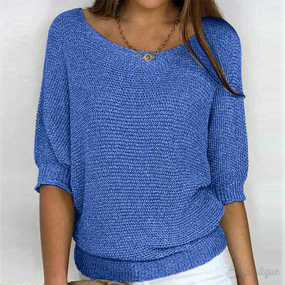 Zaphina - Relaxed Knit Top