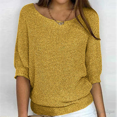 Zaphina - Relaxed Knit Top